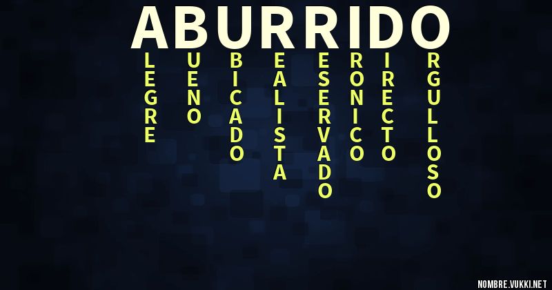 Acróstico aburrido