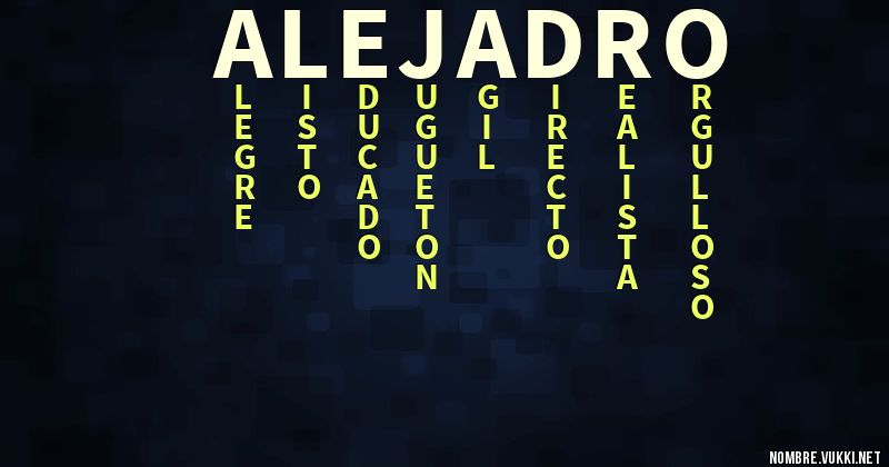 Acróstico alejadro