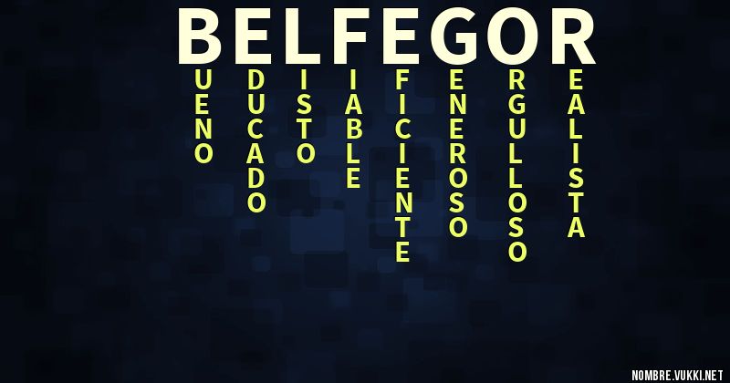 Acróstico belfegor102