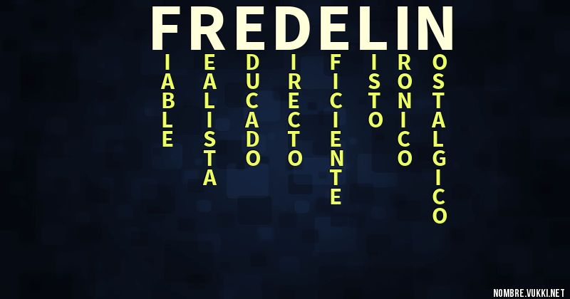 Acróstico fredelin