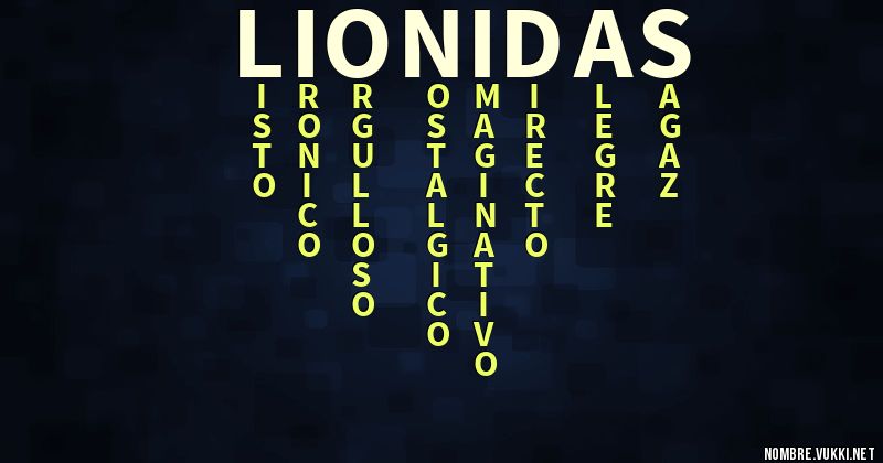 Acróstico lionidas