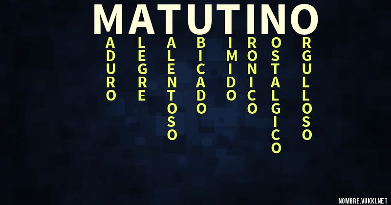 Acróstico matutino