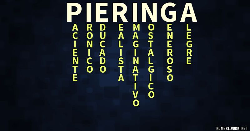 Acróstico pieringa