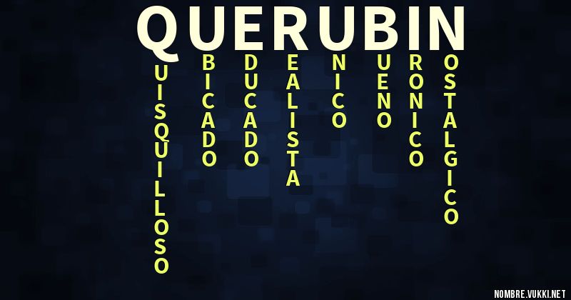 Acróstico querubin