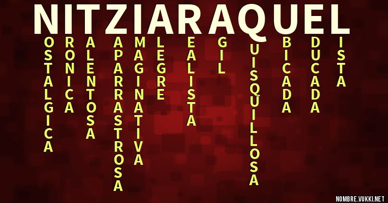 Acróstico nitzia raquel