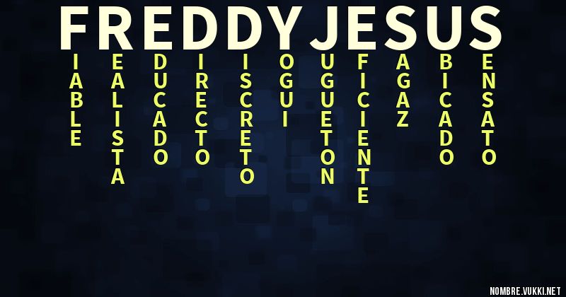 Acróstico freddy jesus