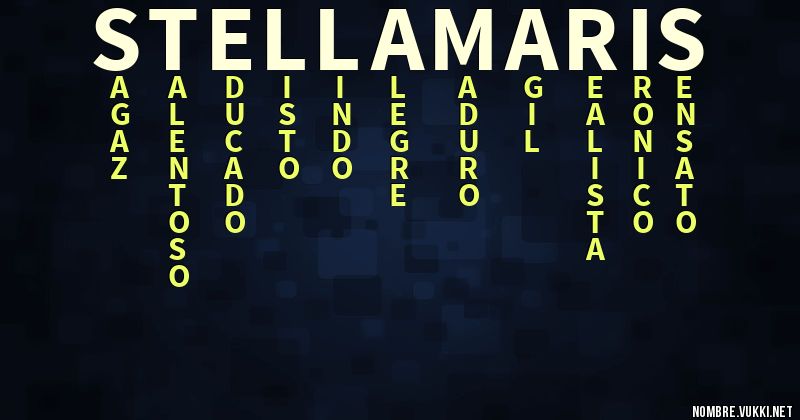Acróstico stella maris