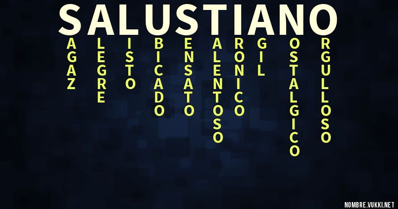 Acróstico salustiano