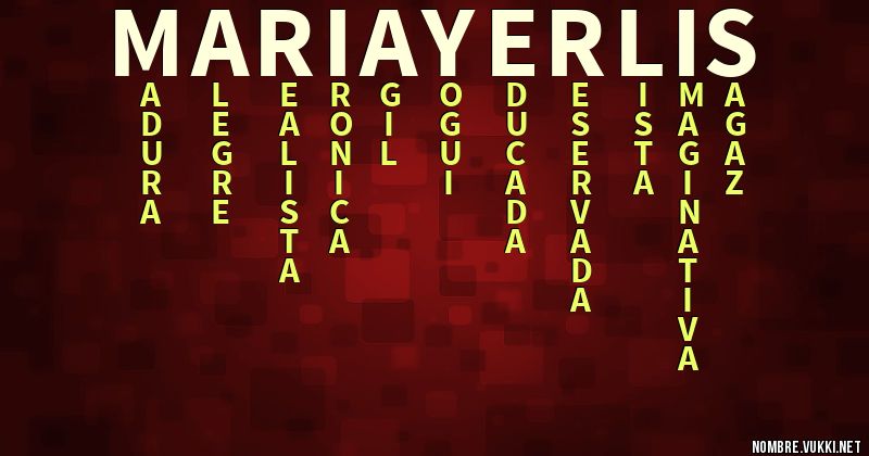 Acróstico mariayerlis