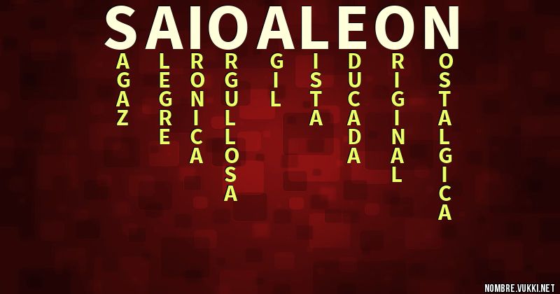 Acróstico saioa leon