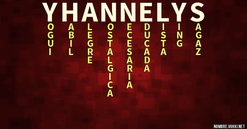 Acróstico yhannelys
