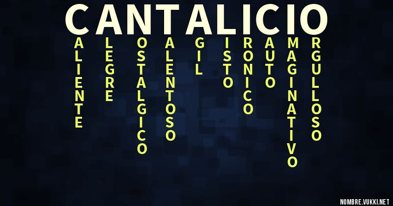 Acróstico cantalicio
