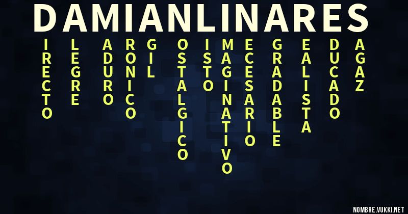 Acróstico damian linares