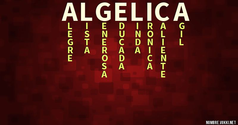 Acróstico algelica