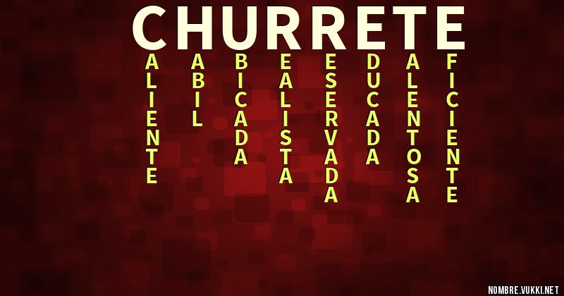 Acróstico churrete