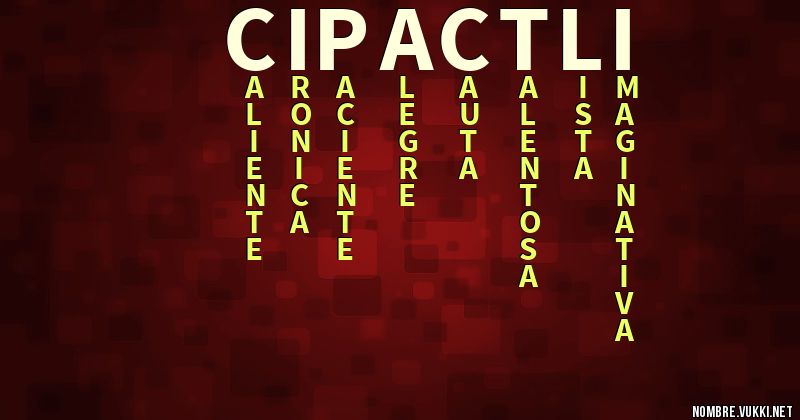 Acróstico cipactli