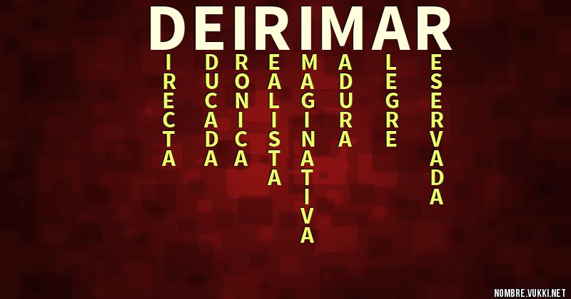 Acróstico deirimar