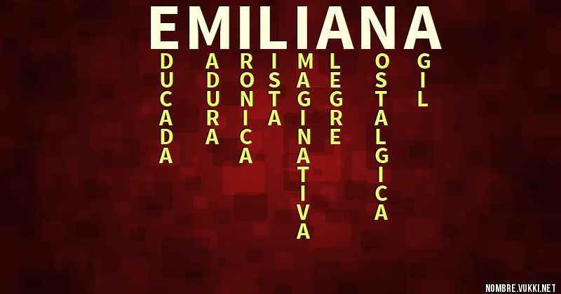 Acróstico emi9liana