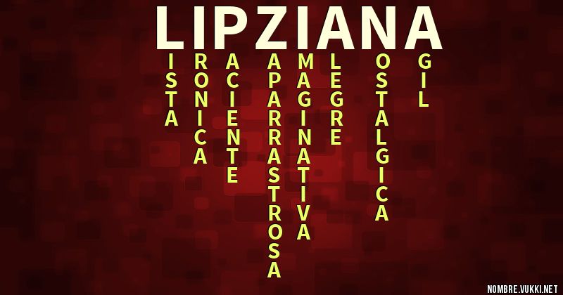 Acróstico lipziana