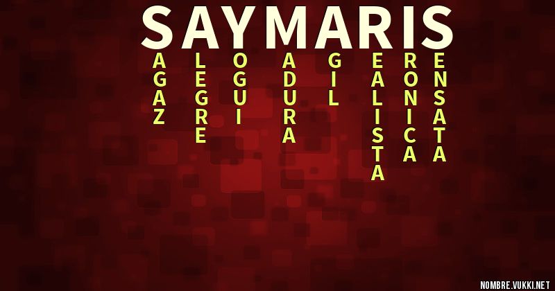 Acróstico saymaris