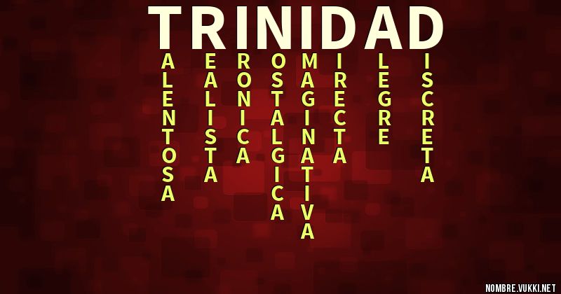 Acróstico trinidad}