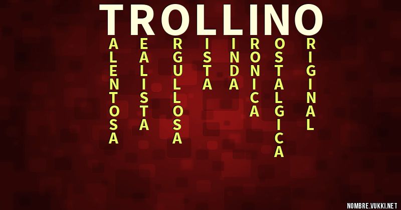 Acróstico trollino