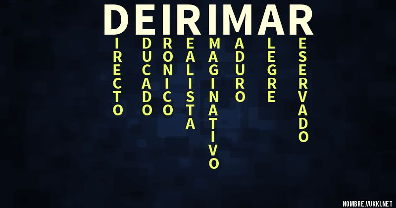 Acróstico deirimar