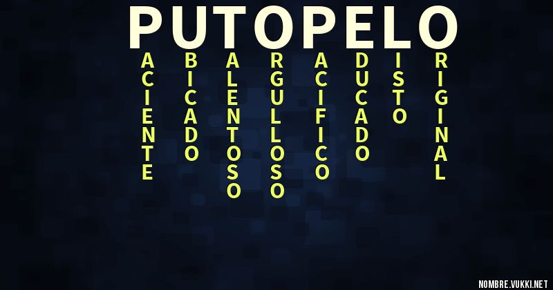 Acróstico putopelo