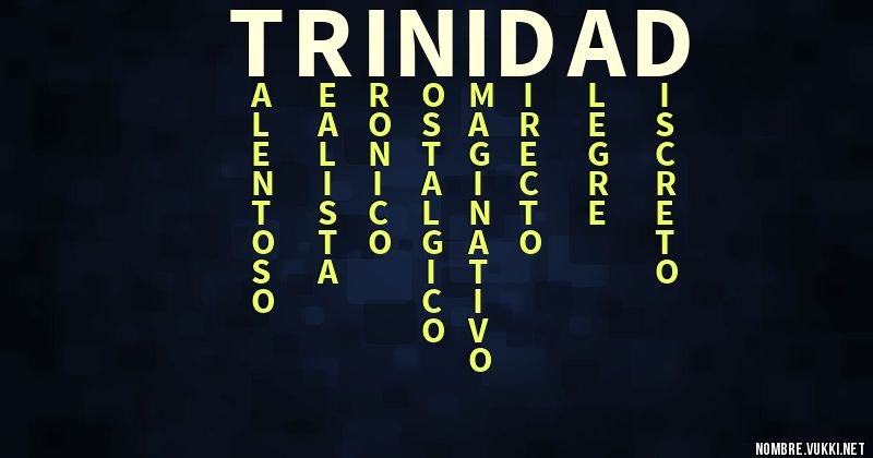 Acróstico trinidad