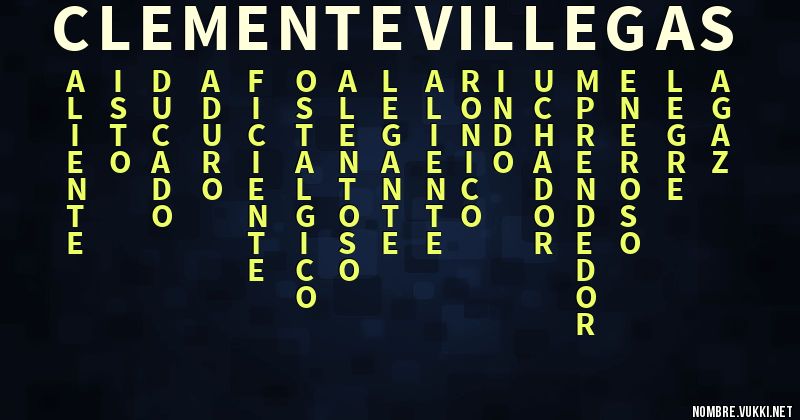 Acróstico clemente villegas