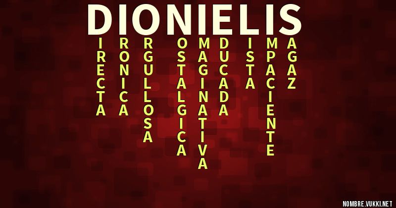Acróstico dionielis