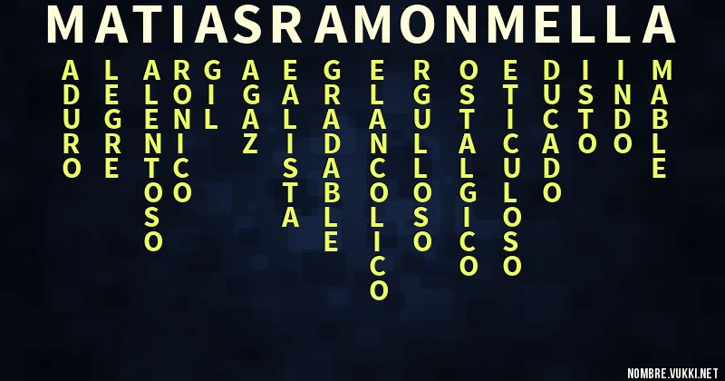 Acróstico matías ramón mella
