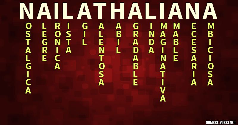 Acróstico naila thaliana