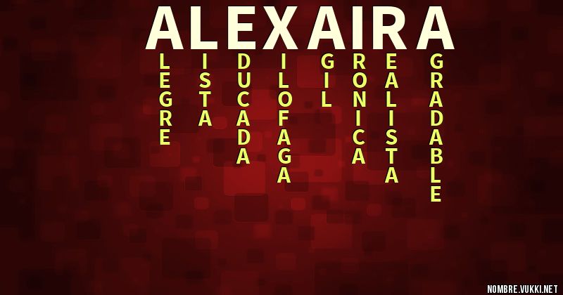 Acróstico alexaira