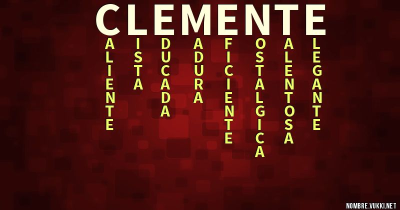 Acróstico clémente