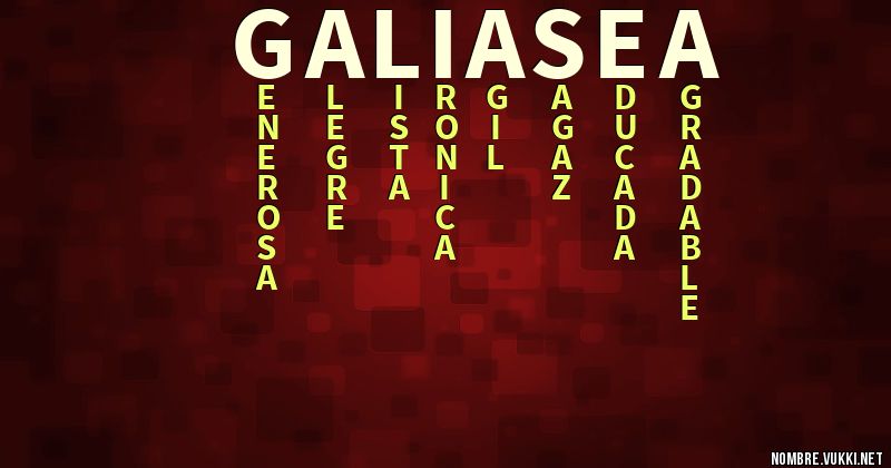 Acróstico galia sea