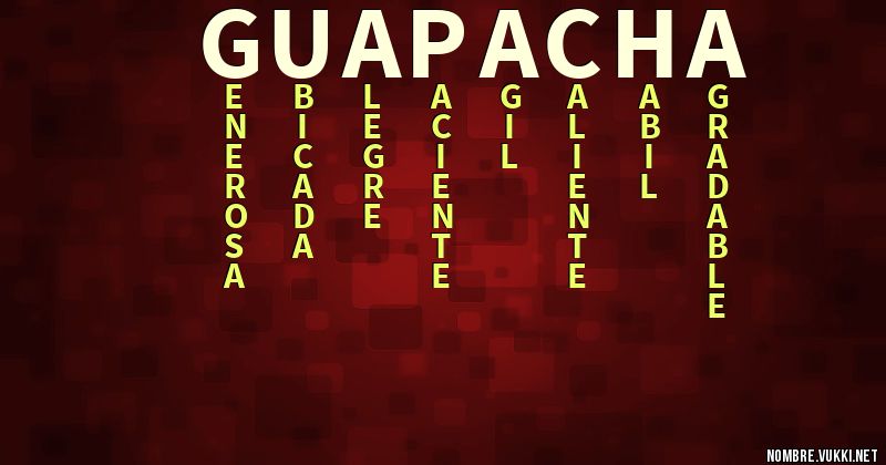Acróstico guapacha