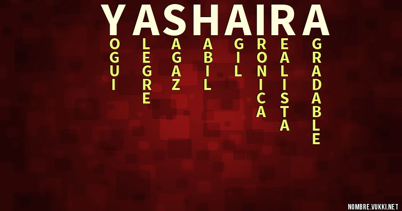 Acróstico yashaira