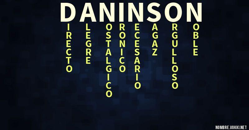 Acróstico daninson