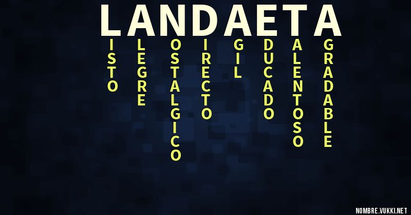 Acróstico landaeta