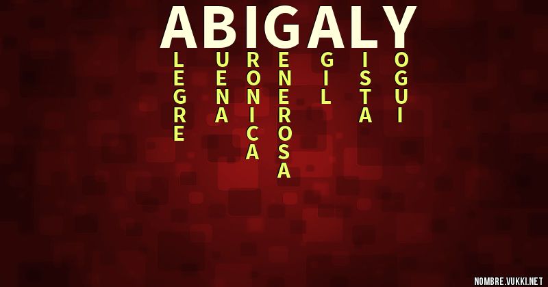 Acróstico abigaly