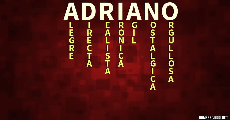 Acróstico adriano