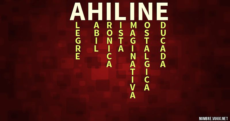 Acróstico ahiline