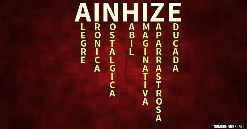 Acróstico ainhize