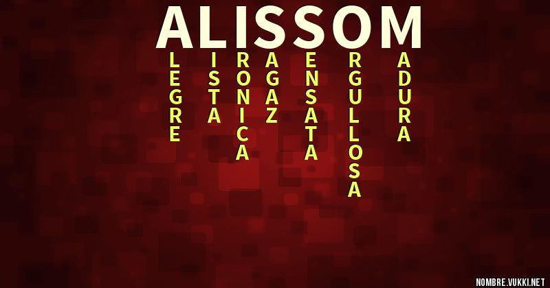 Acróstico alissom