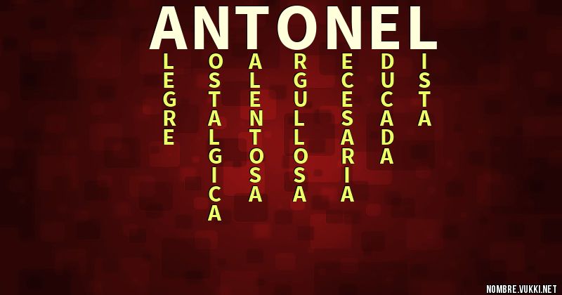 Acróstico antonel