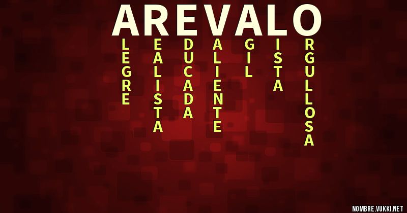 Acróstico arevalo