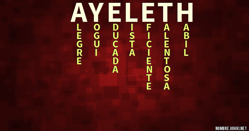 Acróstico ayeleth