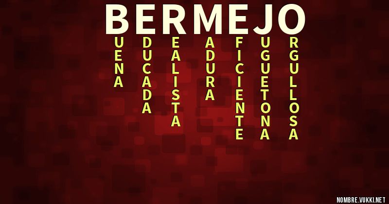 Acróstico bermejo