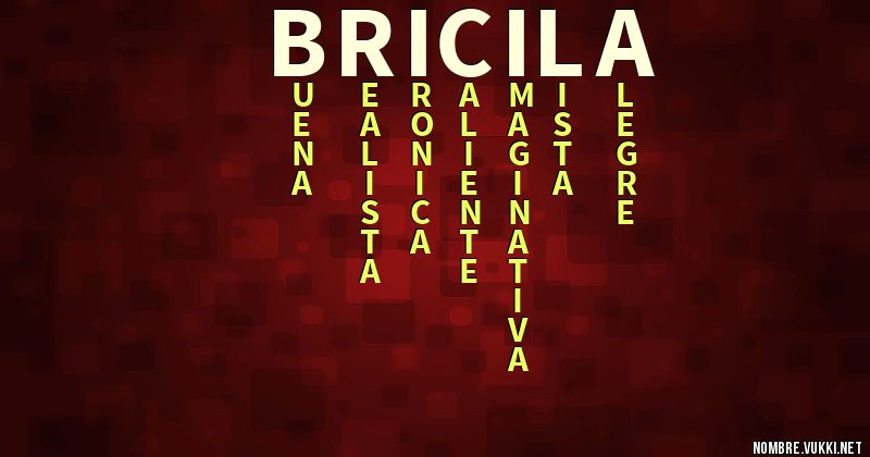 Acróstico bricila